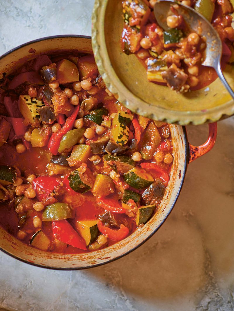 Baklažaani ja paprika hautis: karotenoidide ja kiudainete imendumise maksimeerimine